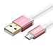 UGREEN Micro USB Cable, USB 2.0 A Male to Micro B Charging Cord and Sync Data Cable for Samsung Galaxy, Nexus, LG, Motorola, Android Smartphones, PS4, Xbox One Controller (6ft, Rose Gold)