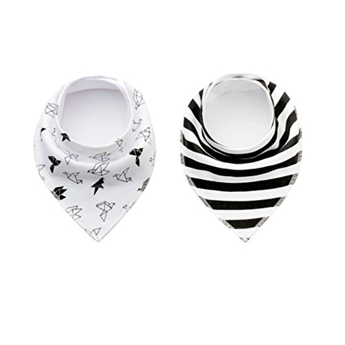 Baby Bandana Drool Bib,Baby Dribble Bib with Snap 8 pack Baby Shower Gift Set for Teething and Drooling,100% Organic Cotton,Soft and Absorbent,Feeding Bib For Newborn Boy Infant Toddler(bib-BlueWhite)