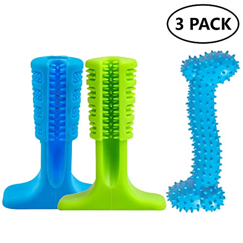 Doggy Brush Stick,Effective Toothbrush for Dogs,Chew Cleaning Hygiene Brushes Silica Gel with Puppy Chew Toys for Playing,Great Gift for Pets Lover