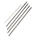 Nicely Neat Stainless Steel Drinking Straw with Cleaning Brush, Set of 4, 8.5 Inches, Straight Shape