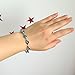 LUCKYMOJO Turkish Blue Evil Eye Beads Bracelet Crystal Women Jewelry Turkey Chain Kabbalah