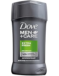 Dove Men+Care Antiperspirant Deodorant Stick, Extra Fresh, 2.7 oz (Pack of 2)