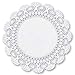 The Baker Celebrations 60 White Paper Lace Doilies, Round 12-Inch - Ideal for Plate Chargers, Serving Sweets, Pastries, and Wedding Invitation Wrappers