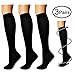 CHARMKING Compression Socks for Women & Men (3 Pairs) 15-20 mmHg is Best Athletic, Running, Flight, Travel, Nurses,Edema