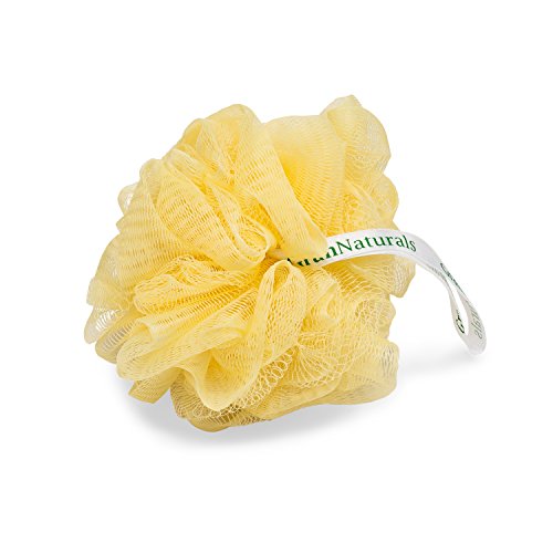 Bath & Shower Mesh Pouf Sponge Loofah - 4 Color Pack Set - Scrubber works with Body Wash, Shower Gel, and Lotion - For Men, Women, and Kids - Poufs Scrub with Exfoliating Texture - Thumbnail 3