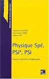 Image de Physique spé PSI*, PSI : classes préparatoires aux grandes écoles scientifiques et premier cycle