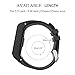 XIHAMA Replacement Band for Garmin Vivoactive HR, Silicone Replacement Fitness Bands Wristbands with Metal Clasps for Garmin Vivoactive HR GPS Smart Watch Strap (Black)