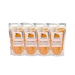 GramRoot Udipi Sambar Masala, 400 GR, (Pack of 4)