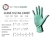 Infi-Touch RESIDUE FREE Green Nitrile Gloves, Clean & Tough 5 Mill Thickness, Disposable Gloves, Powder Free, Non Sterile, Finger Tip Textured, Dispenser Pack of 100 (Medium)