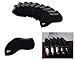 Bundle Monster 10pc Neoprene Golf Iron Club See Through Window Head Cover Protection Case Set - For Taylormade, Nike, Callaway, Etc