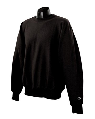 Champion Adult Reverse Weave Crew Sweatshirt, Black
