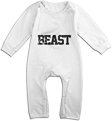 100 % Cotton Long-Sleeve Funny BEAST Baby Onesies