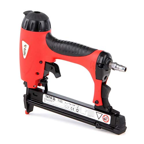 Profi Drucklufttacker Tacker 6-25mm Klammergerät Koffer – Bild 6