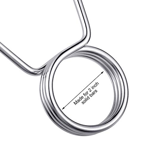 2 Pieces 2 Inch Dumbbell Spring Collars Barbell Clamps Locking Collars