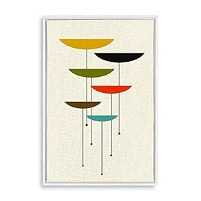 Framed Canvas Wall Art Abstract Colorful Canvas Prints Home Artwork Decoration for Living Room,Bedroom - 16x24 inches