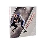 UniKeep Football Themed Trading Card Collection Binder 10 Platinum Series Trading Card Pages. Fully Enclosed Case a Locking Latch to Keep Cards Secure