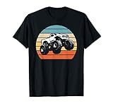 Monster Truck American Flag Racing USA Vintage T-Shirt