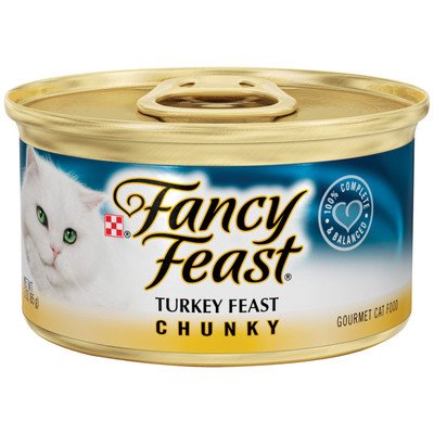 Chunky Turkey Feast Wet Cat Food (3-oz can, case of 24)
