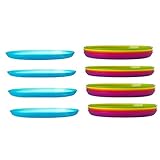 IKEA - KALAS Plate, Assorted Colors (Set of 24)