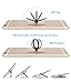 Libosa Cell Phone Ring Holder 360 Degree Rotation and 180 °Flip Transparent Finger Ring Stand Holder Kickstand Compatible with Most of Smartphones Tablet and Phone Case (1.57 x 1.25 x 0.07 inches)