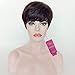 HOTKIS Short Human Hair Wigs Short Pixie Cut Wigs Glueless Short Hair Wigs for Women (SW802)