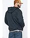 Carhartt Men's Rain Defender Rutland Thermal Lined Hooded Zip Front Sweatshirt 100632,Black,Large