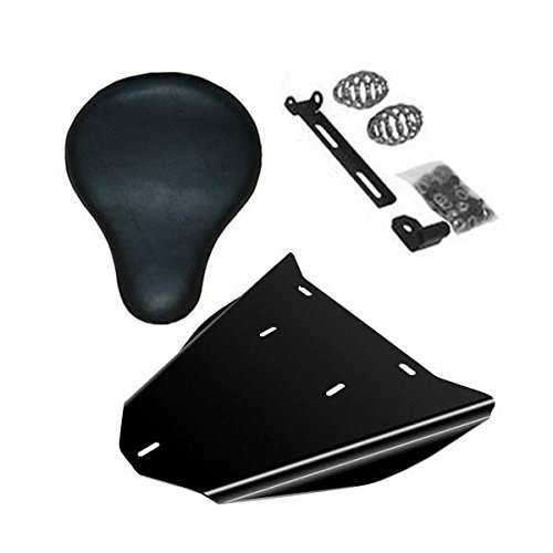 Honda Shadow VLX600 Seat Kit 1 Springer Spring Solo Seat Conversion Kit BobberCycle (BLACK Seat)