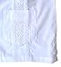 Squish Cuban Style Guayabera Shirt/White