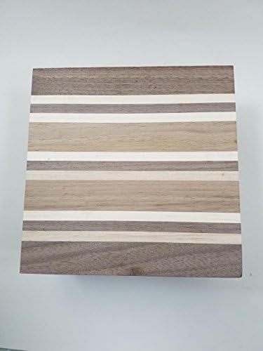 Egytree One Laminated Bowl Blanks Walnut/Maple Kiln Dried Lumber Wood Turning 6" X 6" X 3"