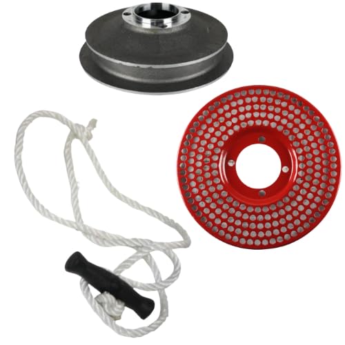 Pulley for starter compatible Lombardini engine for models 6ld325 6ld360 6ld400 6ld435 Lda520 Lda530 for Motor Hoe and Motor Tractor