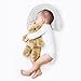Swish Baby Flat Head Pillow for Sleeping - Head Shaping Memory Foam Pillow for Newborn w/2 Breathable Cotton Pillowcases (Grey Marl)