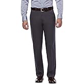 Haggar Men's Premium No Iron Khaki Classic Fit Flat Front Casual Pant (Regular and Big & Tall Sizes)