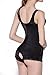 Supplim Women Waist Trainer Corset Shapewear Waist Cincher Body Shaper Bodysuit,Black,X-Large