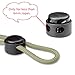 DYZD Double Hole Cord Lock Stoppers Plastic Spring Stop (Double Hole 2,10 PCS)