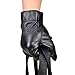 Sannysis Mens Luxurious PU Leather Winter Super Driving Warm Gloves Cashmere