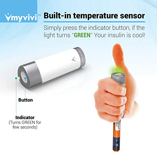 VIVI CAP1 Insulin Cooler Travel Case Reusable Diabetes Pen Carrying Case ONLY for SOLOSTAR