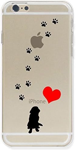 iPhone 6 (4.7) Polycarbonate Clear Hard Case Clear, Dog Love Walking Labrador Retriever
