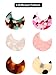 6 Pairs Resin Drop Hoop Dangle Earrings Acrylic Tortoise Shell Statement Earrings in Bohemian Style for Women Girls (Style 2)