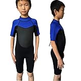 Realon Wetsuit Kids Shorties 3mm Boys Swim Surfing Snorkeling Wet Suits Youth
