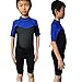 REALON Wetsuit Kids Shorties 3mm Boys Surfing Suit 2mm Children Swimwear Girls Snorkeling Diving Suits Toddler and Youth