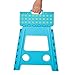 KARMAS PRODUCT Super Strong Folding Step Stool-15 in Portable Carrying Handle for Adults and Kids.Great for Kitchen Blue