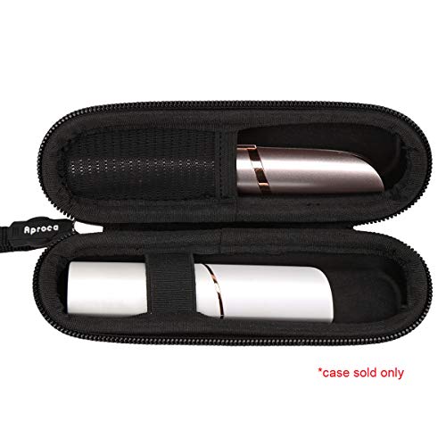 Aproca Hard Travel Carrying Case compatible Finishing Touch Flawless Women's Painless/Brows Eyebrow Hair Remover (black-new)