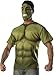 Rubie's Costume CO Men's Avengers 2 Age Of Ultron Adult Hulk T-Shirt and Mask, Green, Large