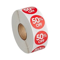 1000 Stickers Roll 50 Percent Permanent 1 Inch