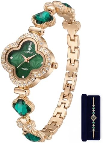 Anne Klein Women\'s Silver Green Analog Solid Genuine Diamond Dial Bracelet Watch Amazon.com: Anne Klein Women main image 3