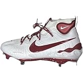 Nike Alpha Huarache NXT Men's Baseball Metal Cleats White Red HQ1550-100 Size 12