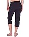 RBX Active Women's Lightweight Body Skimming Drawstring Woven Capri Pant