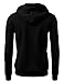 IDARBI Men's Basic Sherpa Hooded Long Sleeve Zip Up Jacket