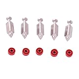 PODOY 5x Carburetor Float Valve Needle Seat Kit For Briggs & Stratton 398188 Carb (5 Pcs)