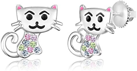 Premium 10MM Crystal with Pink Enamel Cat
